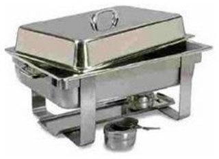 Stainless Steel Rectangular Chafing Dish, Color : Silver