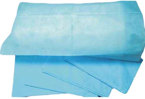 Dr. Boharras Rectangular Non Woven Disposable Pillow Cover, Color : Blue