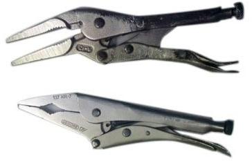 Taparia Mild Steel Grip Lock Plier, Color : Silver