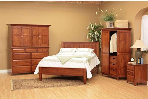 Polished Wood Bedroom Furniture Set, for Home, Size : Standard