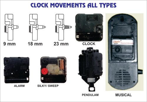 Musical Hourly Chime Striking Clock Movement