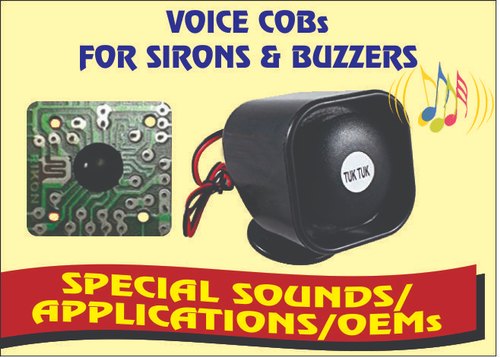 Siren and Buzzer Voice IC COB, Color : Green
