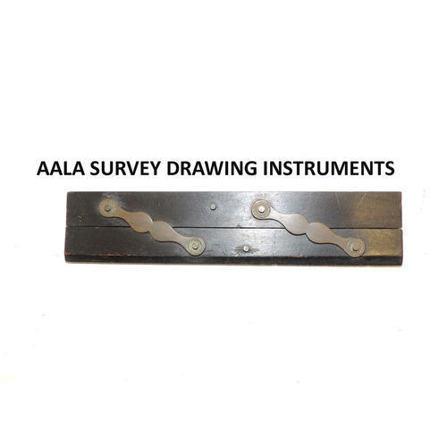 Aala Wood Navigation Parallel Ruler, Color : Brown