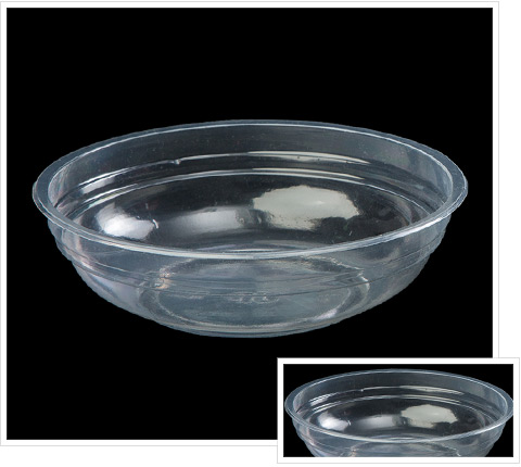 Chaat bowl, Color : Transparent
