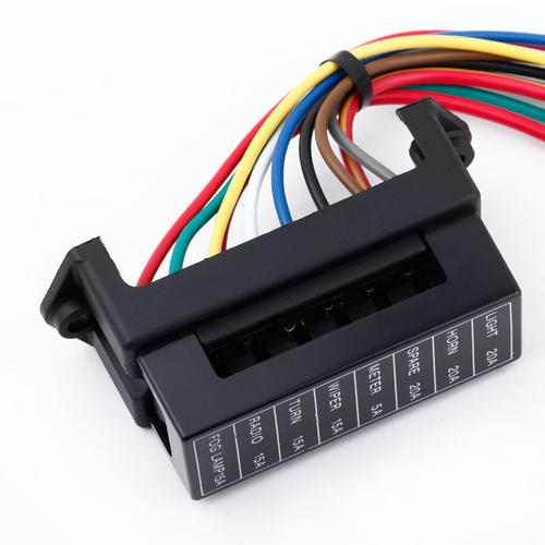 Plastic Nylon Automotive Dash Fuse Box, Color : Black