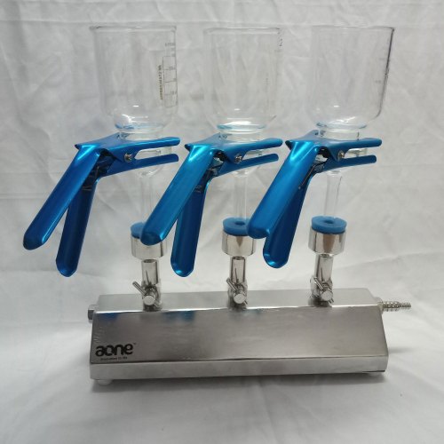 SS 316 / Borosilicate glass Vacuum Manifolds