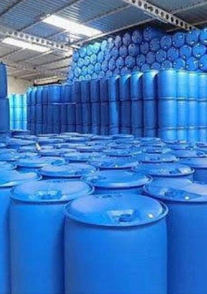 Plastic barrel used, Color : Blue