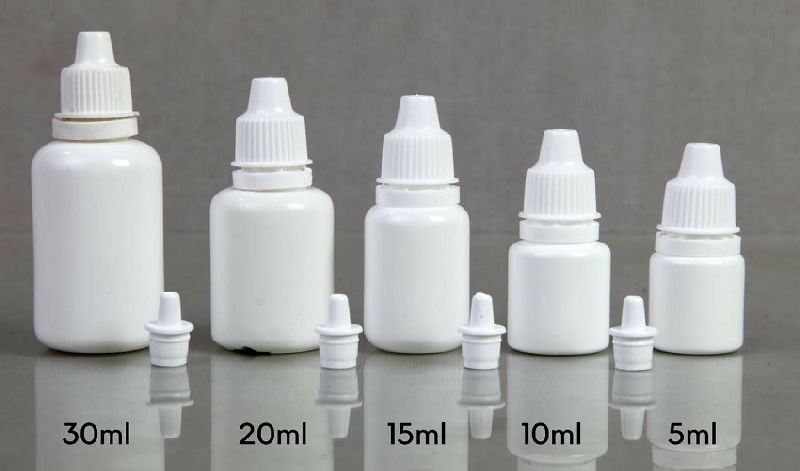 Plastic eye dropper bottles, for Chemical, Personal Care, Pharmaceutical, Size : 10-20 Ml, 40-50 Ml