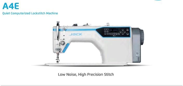 Electric Jack-a4e Lockstitch Sewing Machine, Color : White