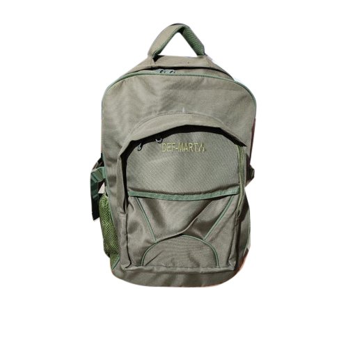 Plain Polyester Military Travel Bag, Color : Green
