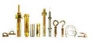 Round Polished Iron Anchor Bolts, for Fittings, Technics : White Zinc Plated, Yellow Zinc Plated