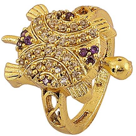 Tortoise Shape Brass Ring, Purity : 100%