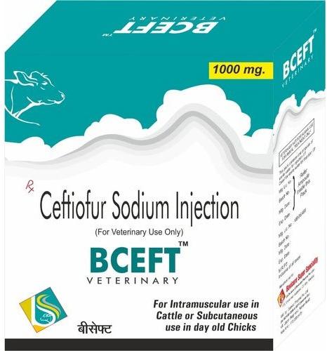 Ceftiofur Sodium, Packaging Size : 1000 mg