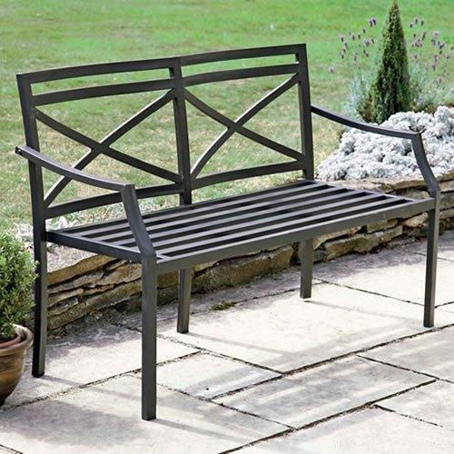 Polished Metal Garden Bench, Size : 4x6ft, 5x7ft, 6x8ft