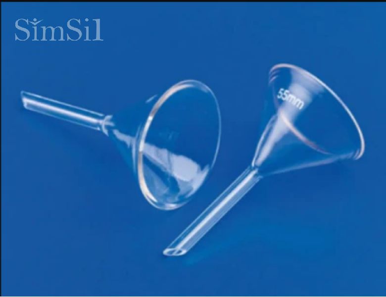 Glass Funnels, for Lab Use, Color : Transparent