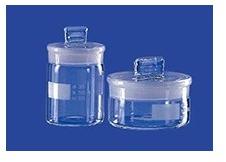 Cylindrical Borosilicate Glass Weighing Bottle
