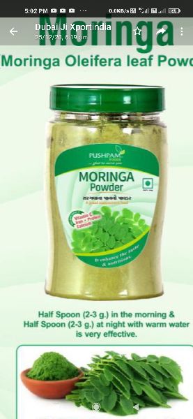 Organic Moringa Oleifera Leaf Powder, for Medicines Products, Feature : Good Quality