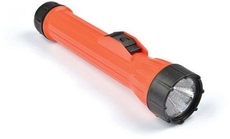 Round Battery Plastic Flameproof Torch