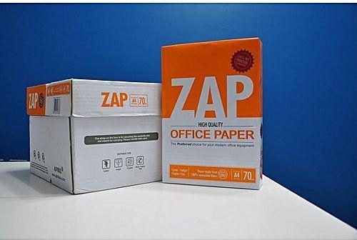 White Zap A4 Size Copier Paper