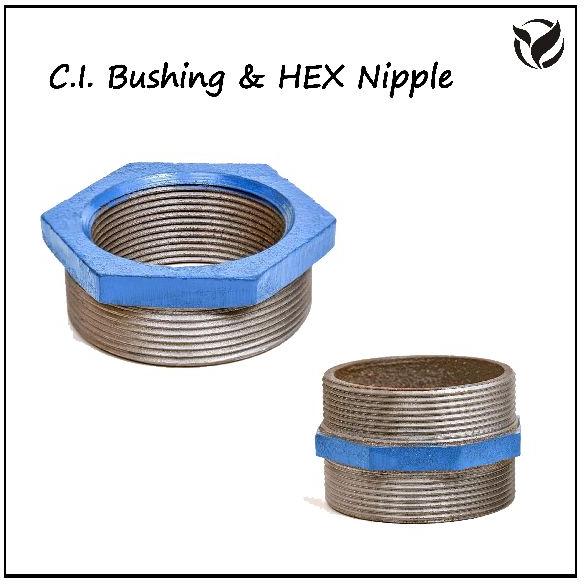 Cast Iron Bushing & HEX Nipple