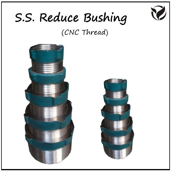 202 Polished Plain Stainless Steel Reducer Bushings, Certification : ISI Certified