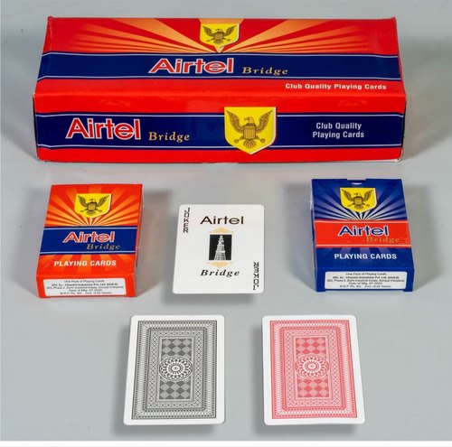 Printed Paper Bridge Playing Card, Packaging Type : Tuck Box