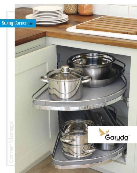 Kitchen Swing Corner Rack