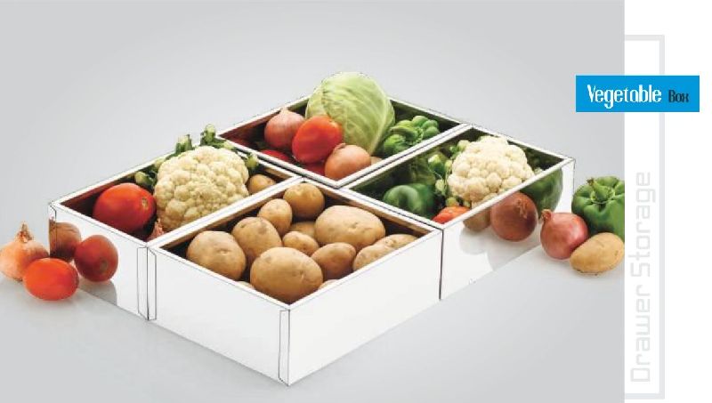 Stainless Steel Vegetable Box, for Kitchen, Size : Standard