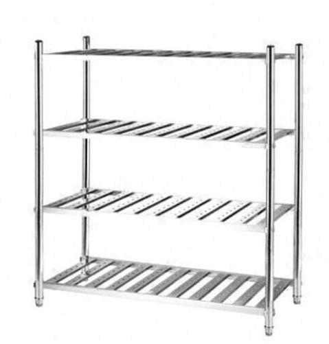 Stainless steel Perforated Kitchen Storage Rack, Feature : Fine Finish, Termite Proof