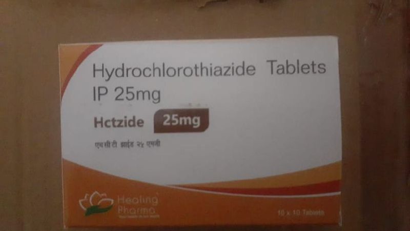 Healing Pharma Hctzide 25 mg Tablets, Medicine Type : Allopathic