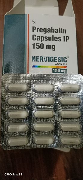 Nervigesic 150 mg Capsules, Medicine Type : Allopathic