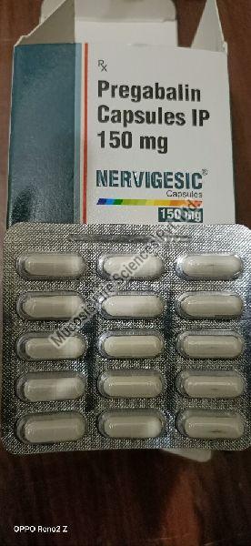 Nervigesic 150 mg Capsules, Medicine Type : Allopathic