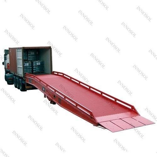 Semi-Automatic Mild Steel Mobile Dock Leveller, Color : Red