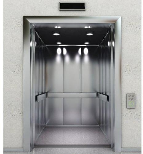 Stainless Steel Center Opening Elevator Door