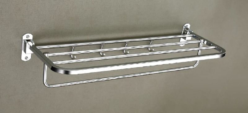 Stainless Steel Folding Towel Rod, for Bathroom, Size : 18-24 Inch