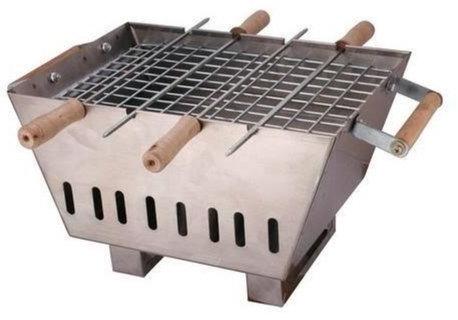 Stainless Steel Mobile Barbecue