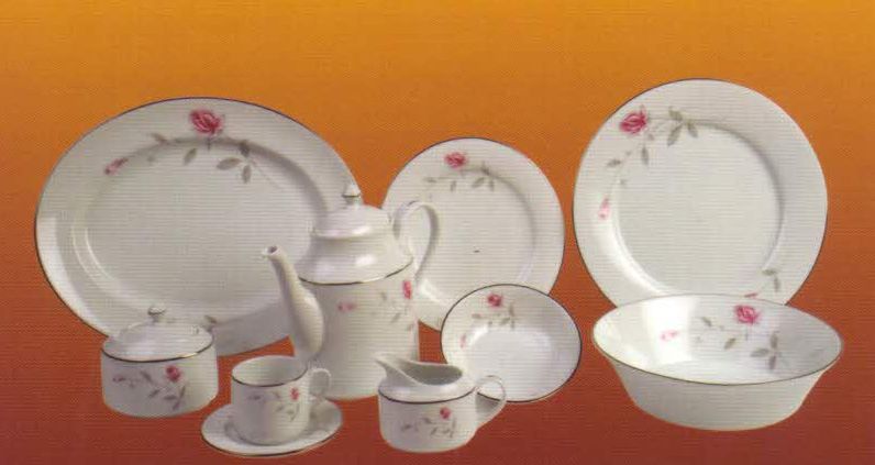 Lasting Rose Porcelain Tea Set, Style : Modern