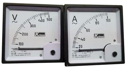 Krinos Analog Voltmeter, Dimension : 72x72 mm at Rs 150 / Piece in Kolkata
