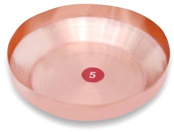Round 26 Gauge Copper Plate, Color : Brown