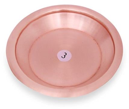 Round 69 mm Copper Plate, Color : Brown