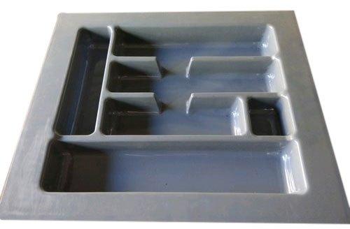 Kitchen Cutlery Tray, Color : Gray