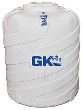 Round Plastic Triple Layered Water Tank, Capacity : 300 Ltr to 2000 Ltr