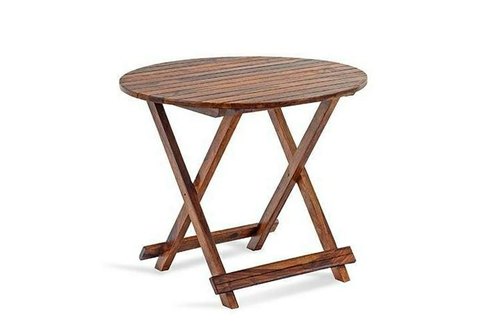 Polished Wooden Garden Table, for Restaurant, Office, Hotel, Home, Specialities : Perfect Shape, Fine Finishing