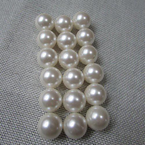 Plastic White Imitation Pearl, Color : Golden, Ivory