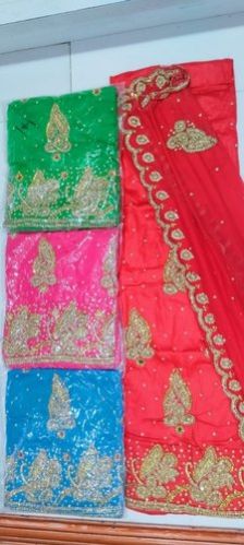 Multicolor Unstitched Dress Material