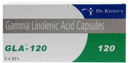 Dr. REDDY Gamma Linolenic Acid Capsules, Packaging Type : Box
