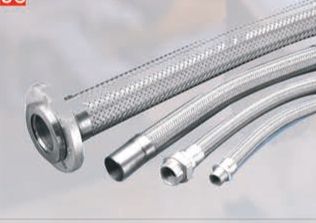 High Polished Rubber Corrugated Hydraulic Hose, for Industrial Use, Shape : Round