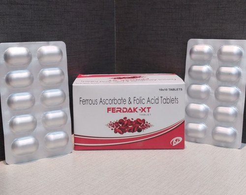 Ferrous Ascorbate Tablets, Packaging Type : Box