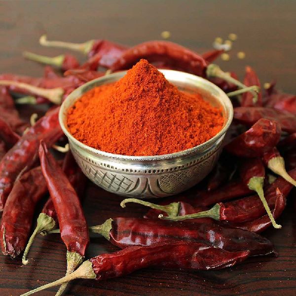 Organic Guntur Red Chilli Powder, for Cooking, Taste : Spicy