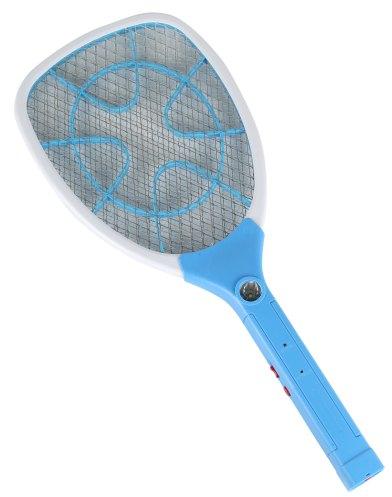 ABS Plastic Mosquito Racket With Torch, Color : Blue White